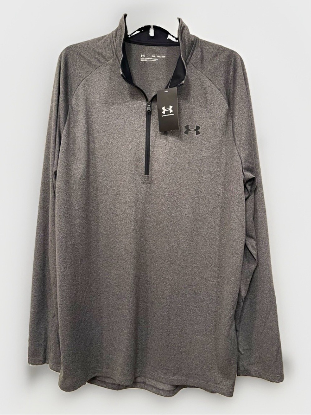 Under Armour UA Tech 2.0 1/2 Zip Men's XLT Gray Pullover NWT